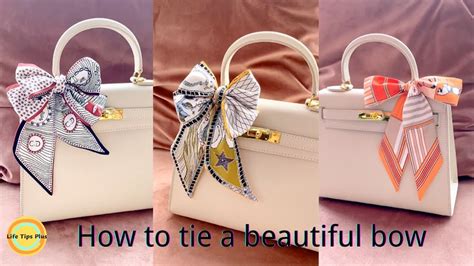 how to tie handbags with twilly